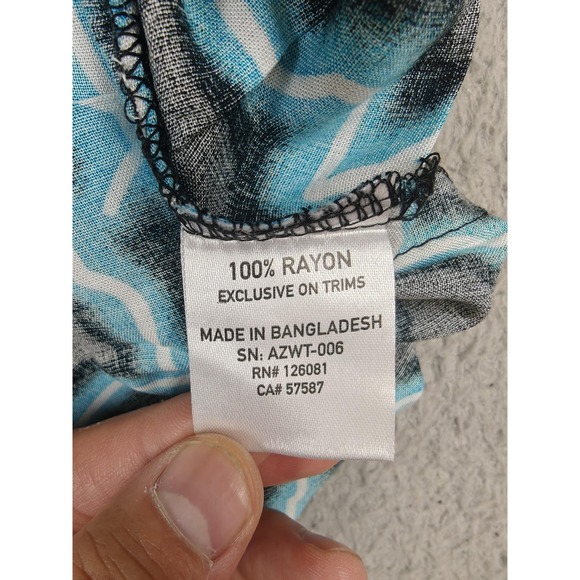 Reason Shirt Mens Small Black Lightning Print Button Up Short‎ Sleeve AZWT-006 - Picture 7 of 12